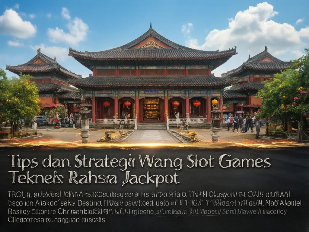 Strategi Menang Slot Games Jackpot